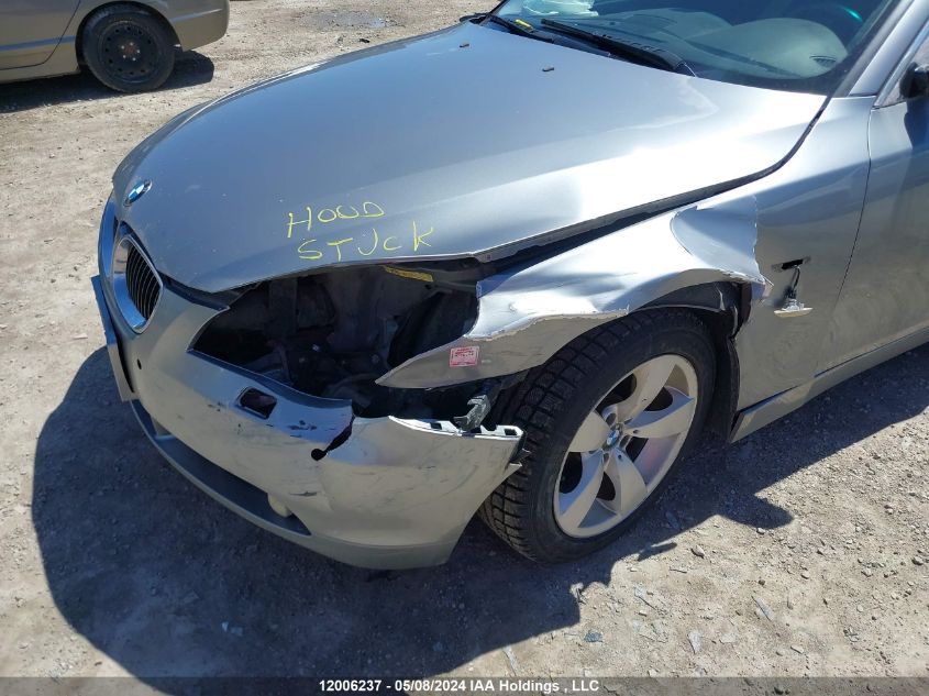 2007 BMW 530 I VIN: WBANE73547CM44625 Lot: 12006237