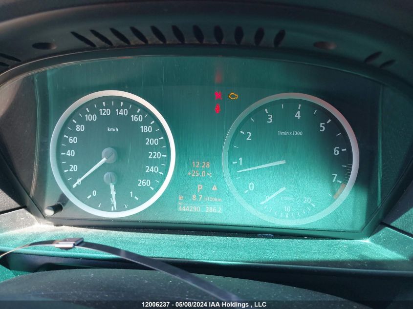 2007 BMW 530 I VIN: WBANE73547CM44625 Lot: 12006237