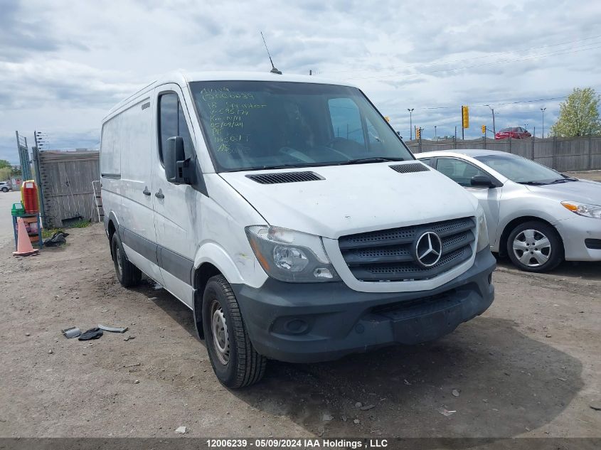 2018 Mercedes-Benz Sprinter VIN: WD3BE7CD9JP595774 Lot: 12006239