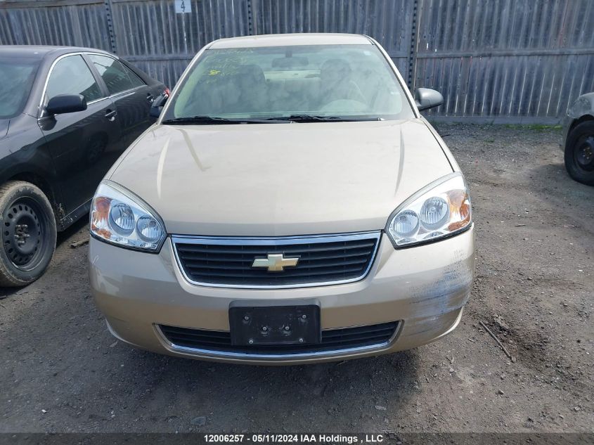 2007 Chevrolet Malibu Ls VIN: 1G1ZS58F57F256870 Lot: 12006257