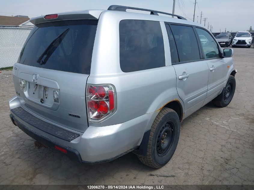 2008 Honda Pilot VIN: 5FNYF18638B500960 Lot: 12006270