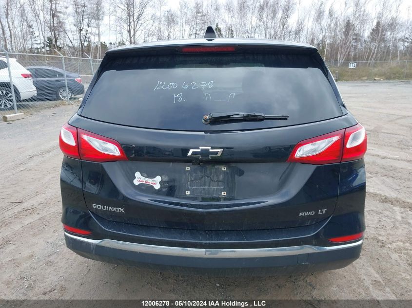 2018 Chevrolet Equinox VIN: 2GNAXSEV6J6240881 Lot: 12006278