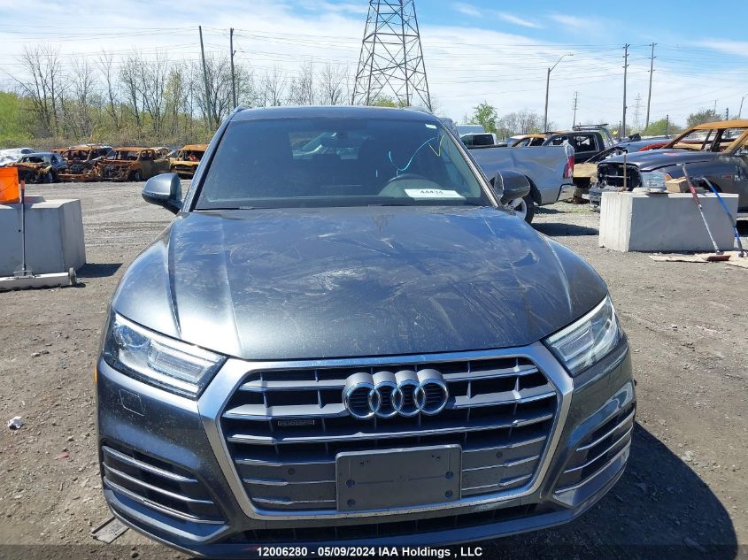 2018 Audi Q5 VIN: WA1ENAFY9J2121829 Lot: 12006280