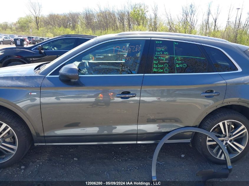 2018 Audi Q5 VIN: WA1ENAFY9J2121829 Lot: 12006280