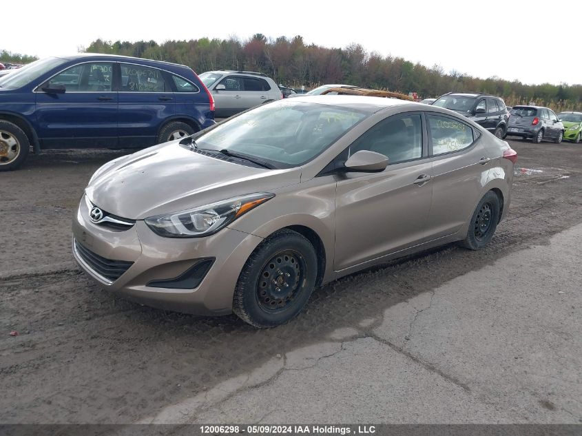 2014 Hyundai Elantra Se/Sport/Limited VIN: 5NPDH4AE9EH465687 Lot: 12006298