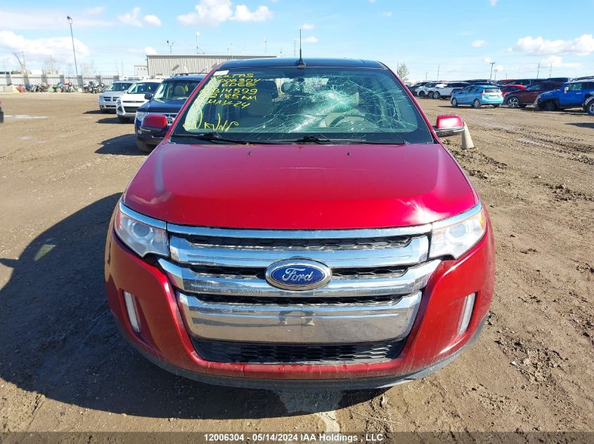 2014 Ford Edge Limited VIN: 2FMDK4KC3EBB14599 Lot: 12006304