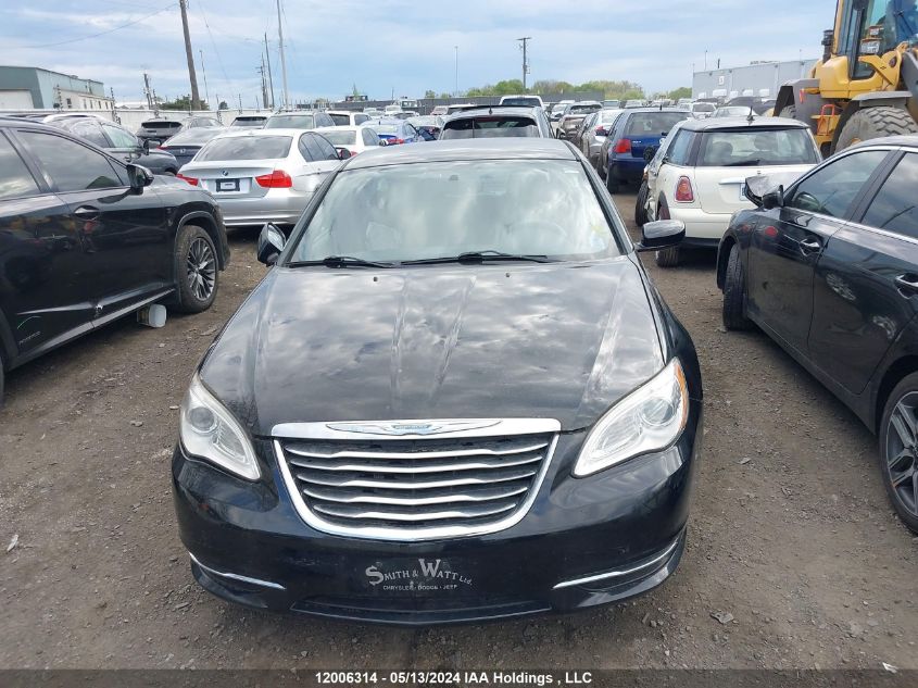 2012 Chrysler 200 Lx VIN: 1C3CCBABXCN144053 Lot: 12006314