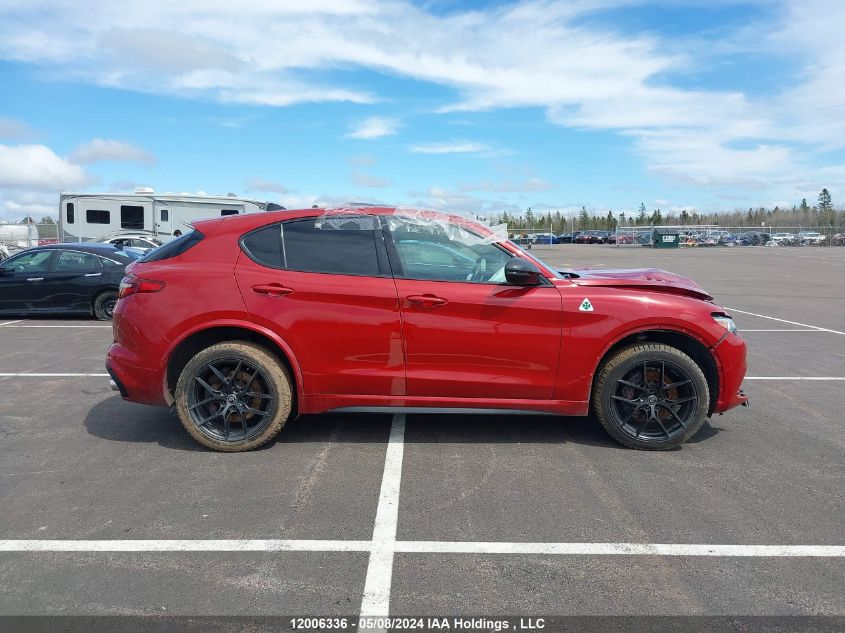 2020 Alfa Romeo Stelvio Quadrifoglio VIN: ZASPAKEV3L7C92662 Lot: 12006336