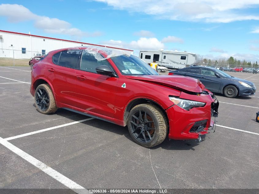 2020 Alfa Romeo Stelvio Quadrifoglio VIN: ZASPAKEV3L7C92662 Lot: 12006336