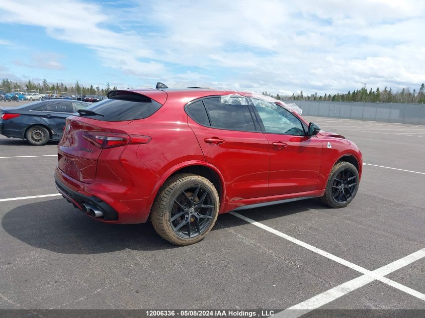 2020 Alfa Romeo Stelvio Quadrifoglio VIN: ZASPAKEV3L7C92662 Lot: 12006336