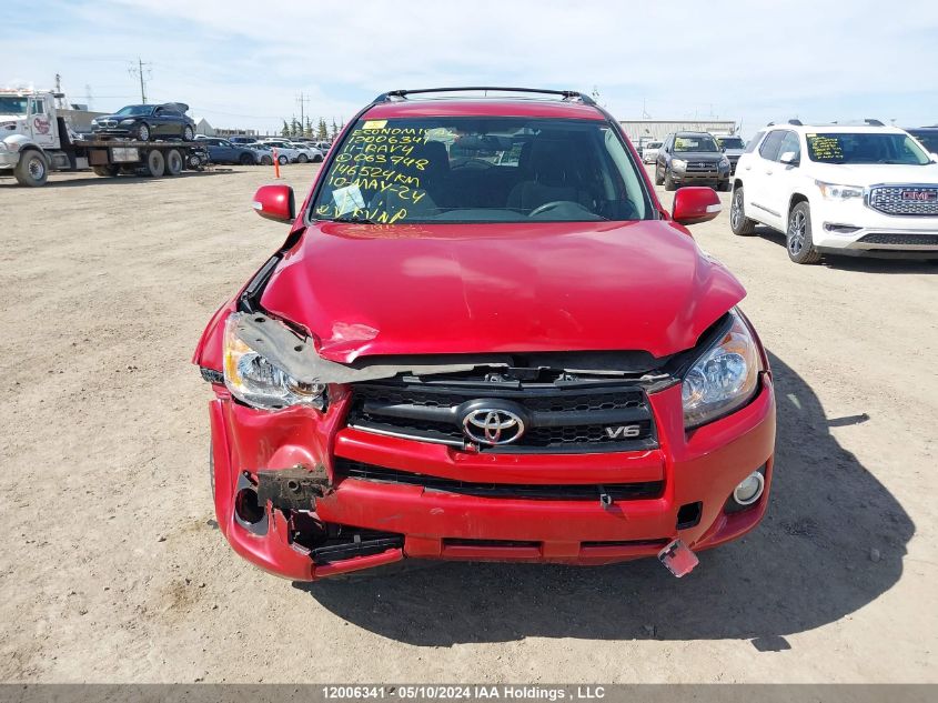 2011 Toyota Rav4 Sport V6 VIN: 2T3RK4DVXBW063748 Lot: 12006341