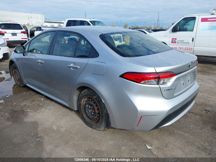 2020 Toyota Corolla Hybrid VIN: JTDBBRBE0LJ003964 Lot: 12006346