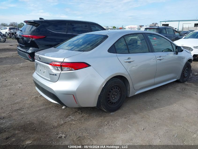 2020 Toyota Corolla Hybrid VIN: JTDBBRBE0LJ003964 Lot: 12006346