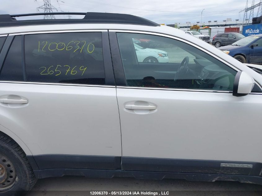 2012 Subaru Outback VIN: 4S4BRGGC8C3265769 Lot: 12006370
