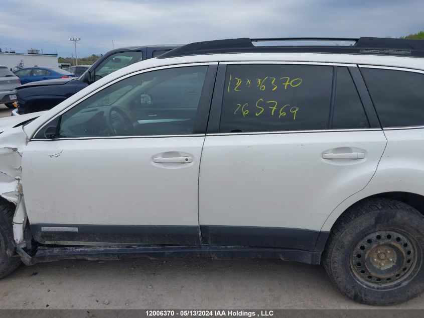 2012 Subaru Outback VIN: 4S4BRGGC8C3265769 Lot: 12006370