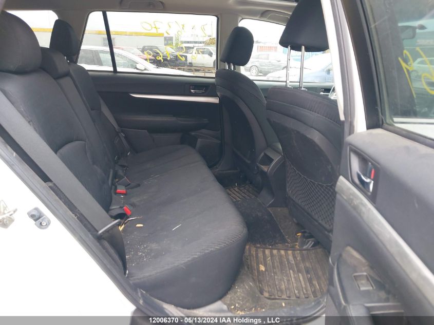 2012 Subaru Outback VIN: 4S4BRGGC8C3265769 Lot: 12006370