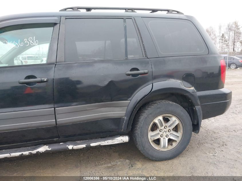 2004 Honda Pilot Lx VIN: 2HKYF18134H001673 Lot: 12006386