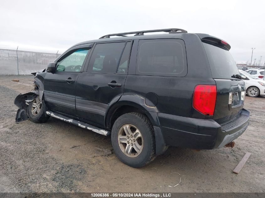 2004 Honda Pilot Lx VIN: 2HKYF18134H001673 Lot: 12006386