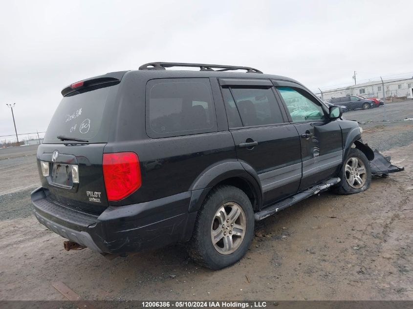 2004 Honda Pilot Lx VIN: 2HKYF18134H001673 Lot: 12006386