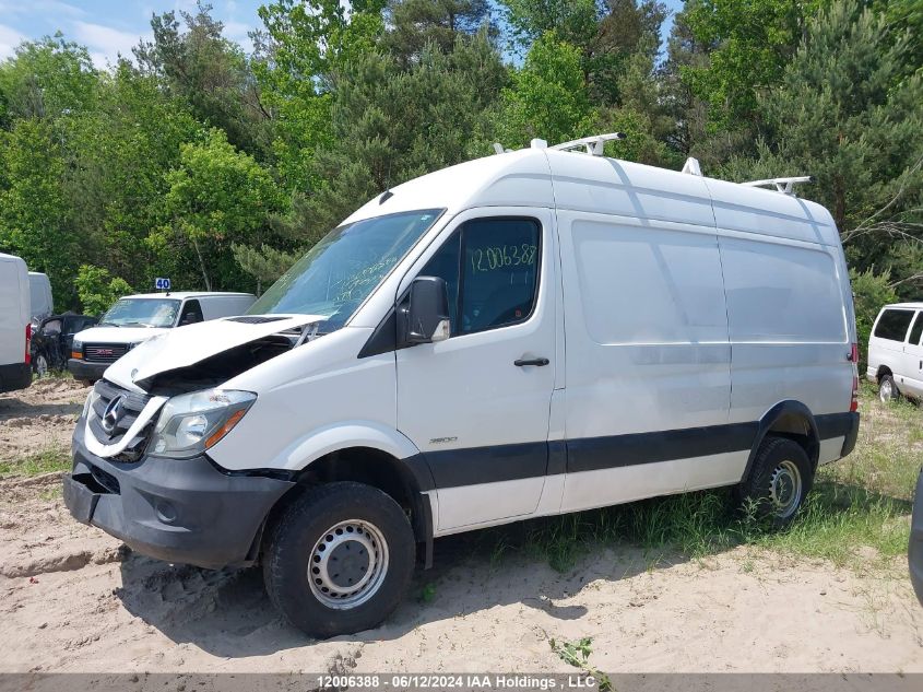 2016 Mercedes-Benz Sprinter 2500 VIN: WD3CE7CD5GP308573 Lot: 12006388