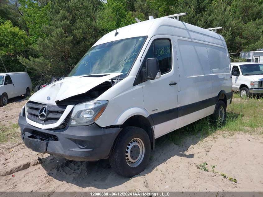 2016 Mercedes-Benz Sprinter 2500 VIN: WD3CE7CD5GP308573 Lot: 12006388