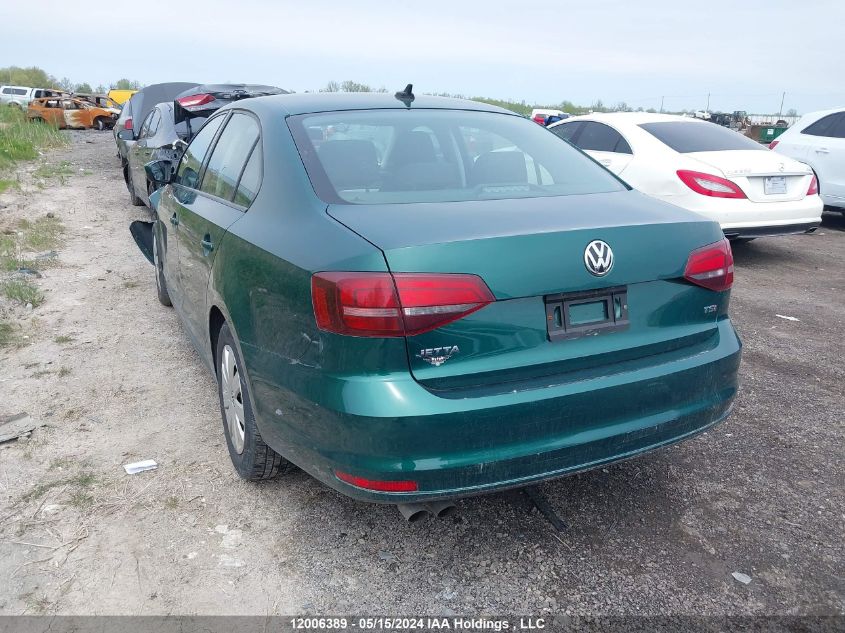 2017 Volkswagen Jetta S VIN: 3VW167AJ2HM272817 Lot: 12006389