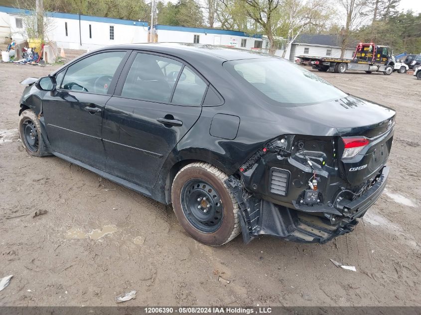 2022 Toyota Corolla Le VIN: 5YFBPMBE1NP325080 Lot: 12006390