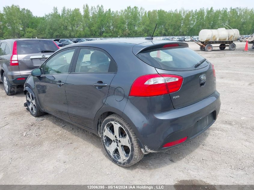 2013 Kia Rio VIN: KNADN5A30D6808437 Lot: 12006395