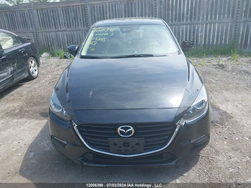2018 Mazda Mazda3 VIN: 3MZBN1T73JM253155 Lot: 12006398