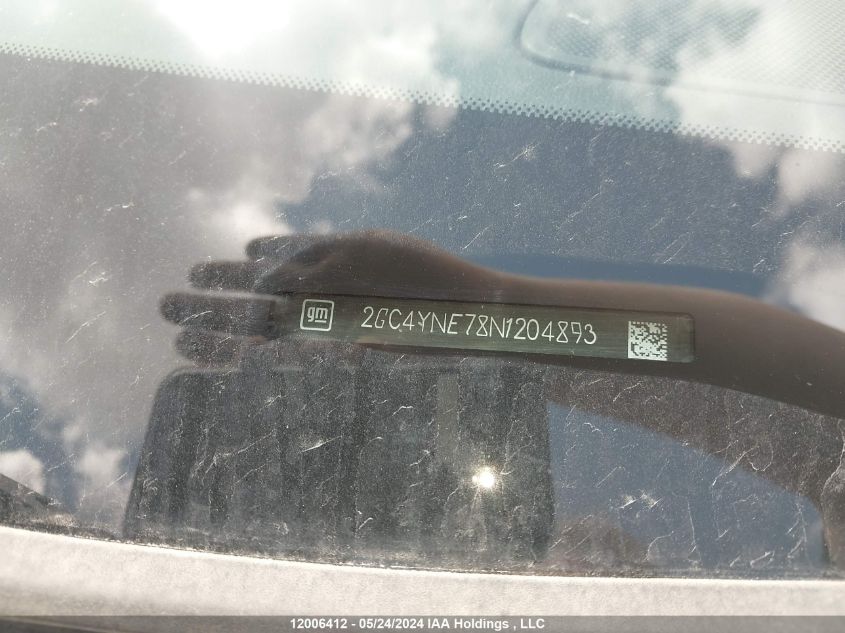 2022 Chevrolet Silverado 2500Hd VIN: 2GC4YNE78N1204893 Lot: 12006412