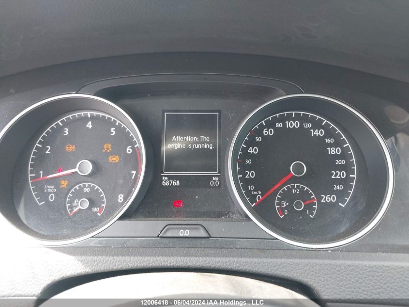 2021 Volkswagen Golf VIN: 3VWG57AU4MM011688 Lot: 12006418