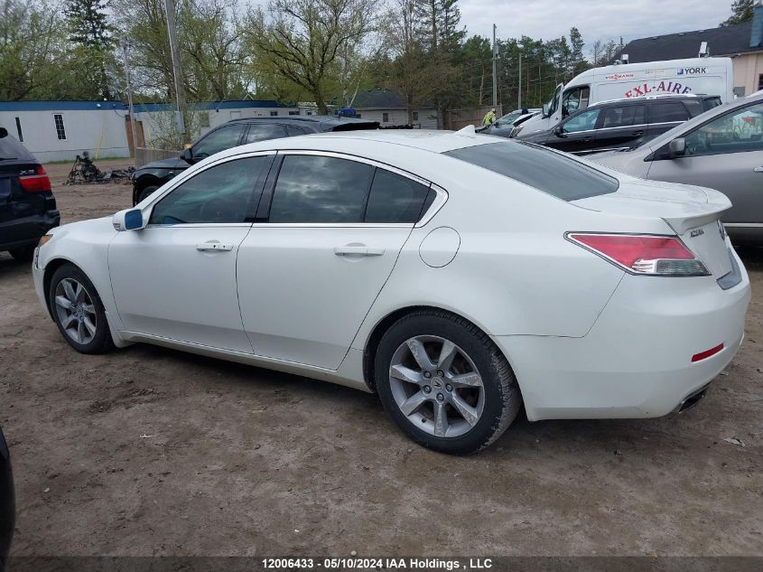 2012 Acura Tl VIN: 19UUA8F53CA800016 Lot: 12006433