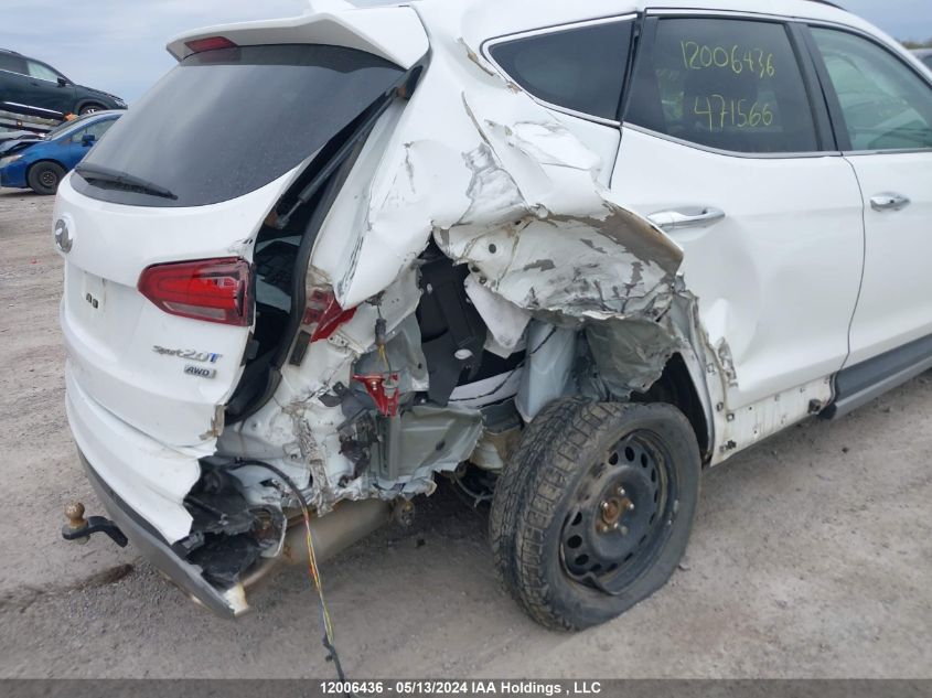 2017 Hyundai Santa Fe Sport 2.0T Se VIN: 5XYZUDLA6HG471566 Lot: 12006436