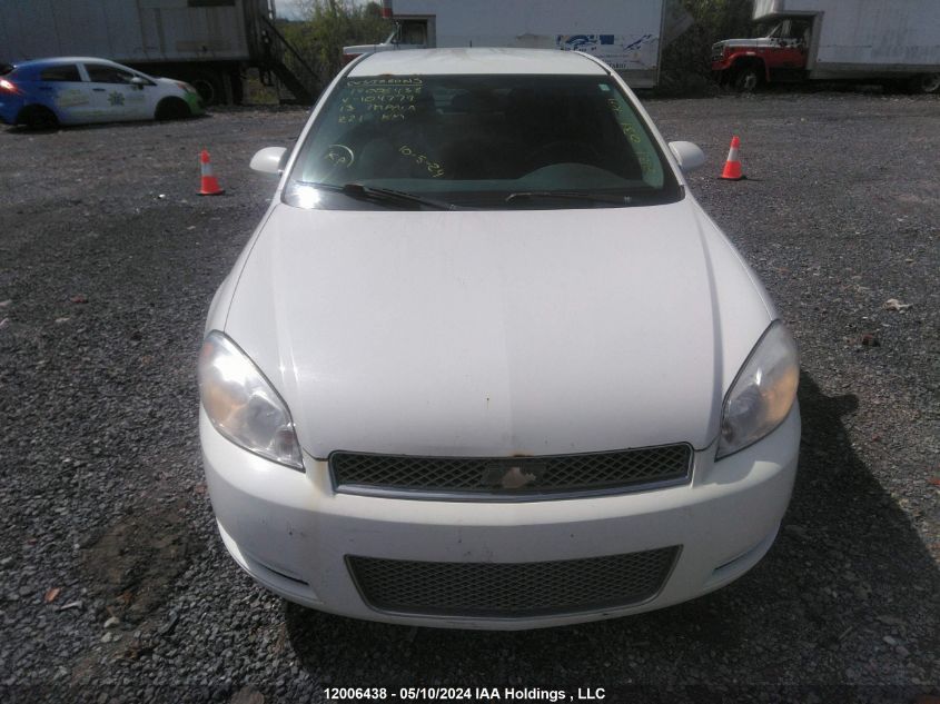 2013 Chevrolet Impala Lt VIN: 2G1WB5E35D1104779 Lot: 12006438