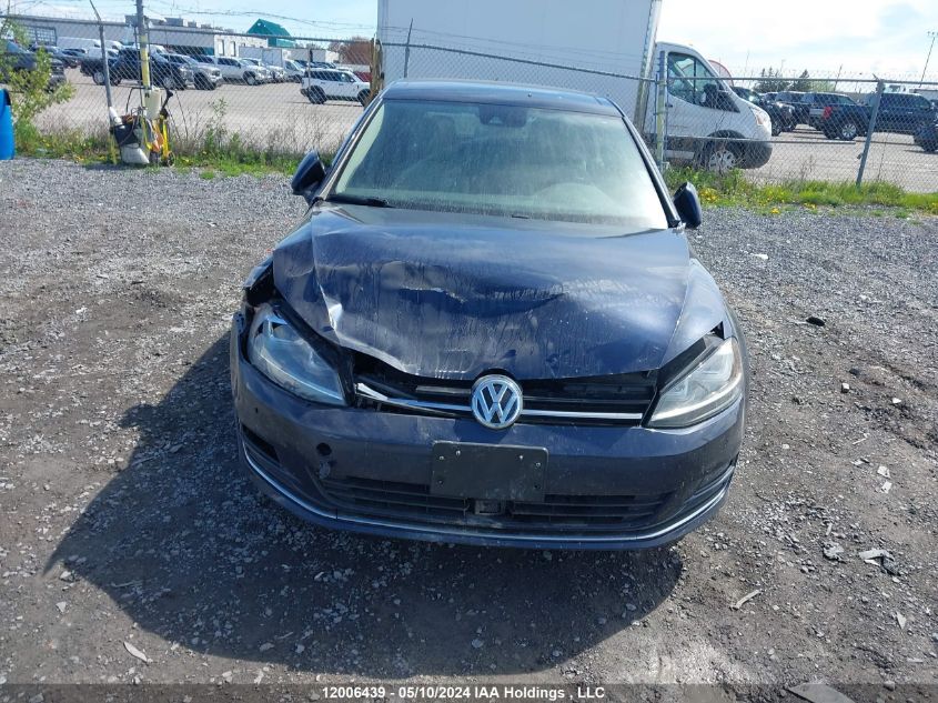 2016 Volkswagen Golf VIN: 3VW217AUXGM032460 Lot: 12006439