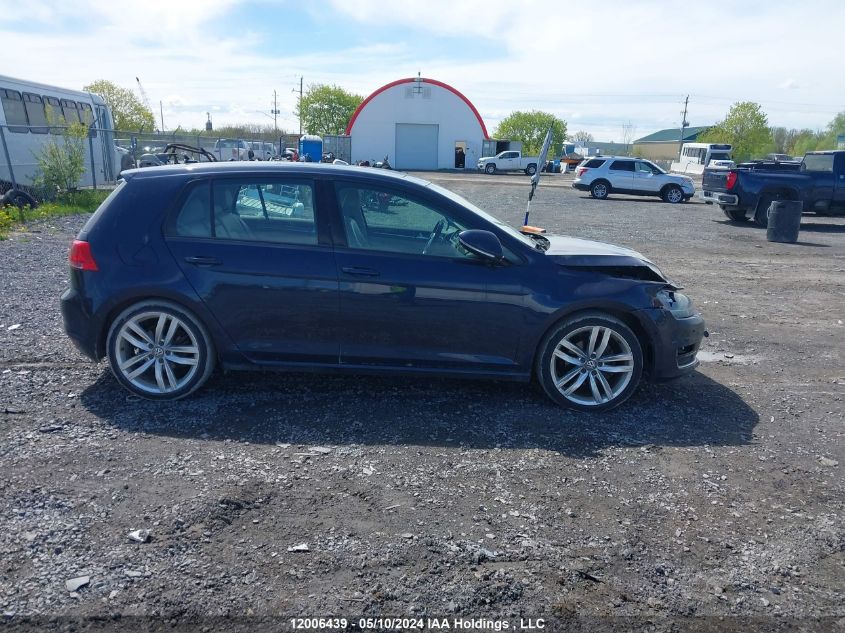 2016 Volkswagen Golf VIN: 3VW217AUXGM032460 Lot: 12006439