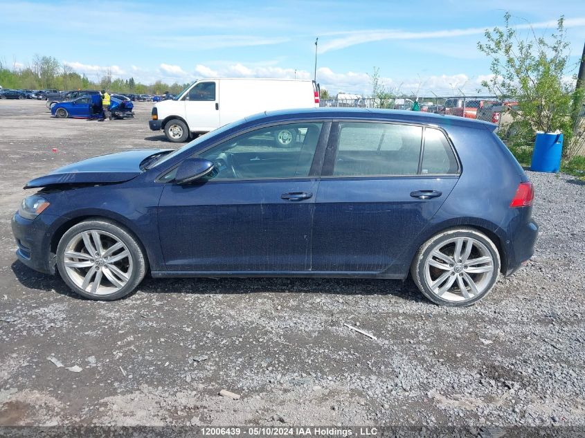 2016 Volkswagen Golf VIN: 3VW217AUXGM032460 Lot: 12006439