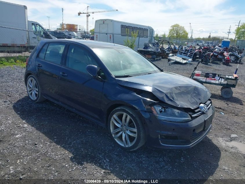 2016 Volkswagen Golf VIN: 3VW217AUXGM032460 Lot: 12006439