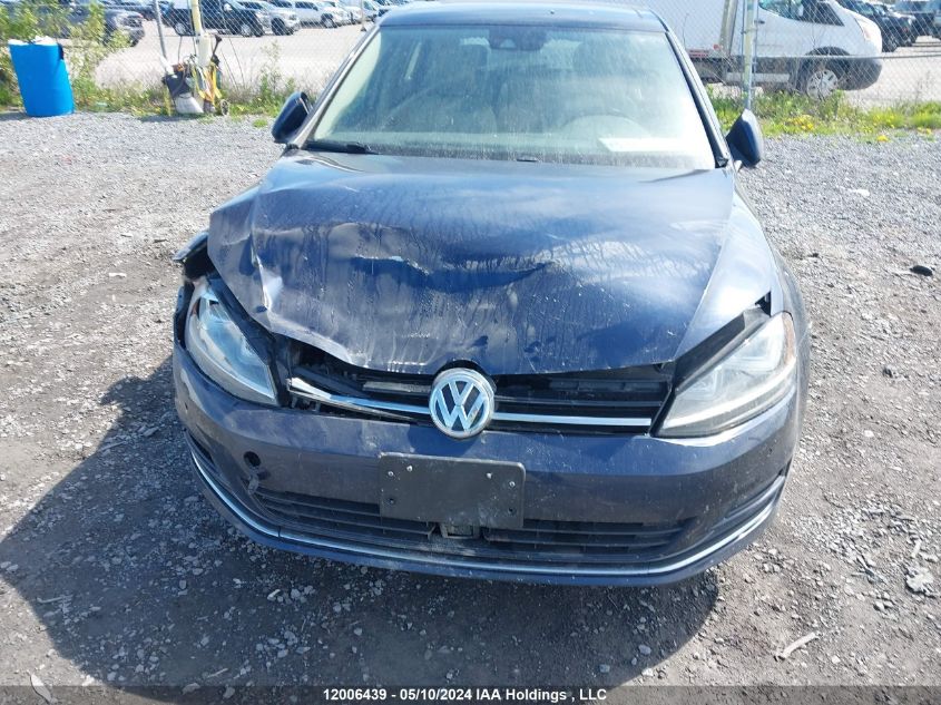 2016 Volkswagen Golf VIN: 3VW217AUXGM032460 Lot: 12006439