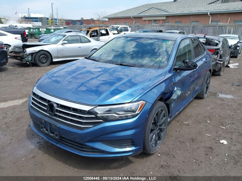 2019 Volkswagen Jetta VIN: 3VWE57BU9KM015822 Lot: 12006445