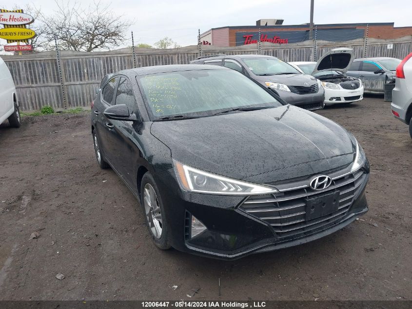 2020 Hyundai Elantra Preferred With Sun And Safety Package Auto Ivt VIN: KMHD84LF2LU928256 Lot: 12006447