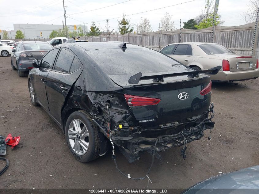 2020 Hyundai Elantra Preferred With Sun And Safety Package Auto Ivt VIN: KMHD84LF2LU928256 Lot: 12006447