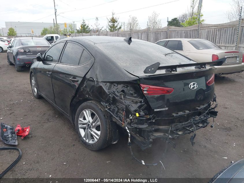 2020 Hyundai Elantra Preferred With Sun And Safety Package Auto Ivt VIN: KMHD84LF2LU928256 Lot: 12006447