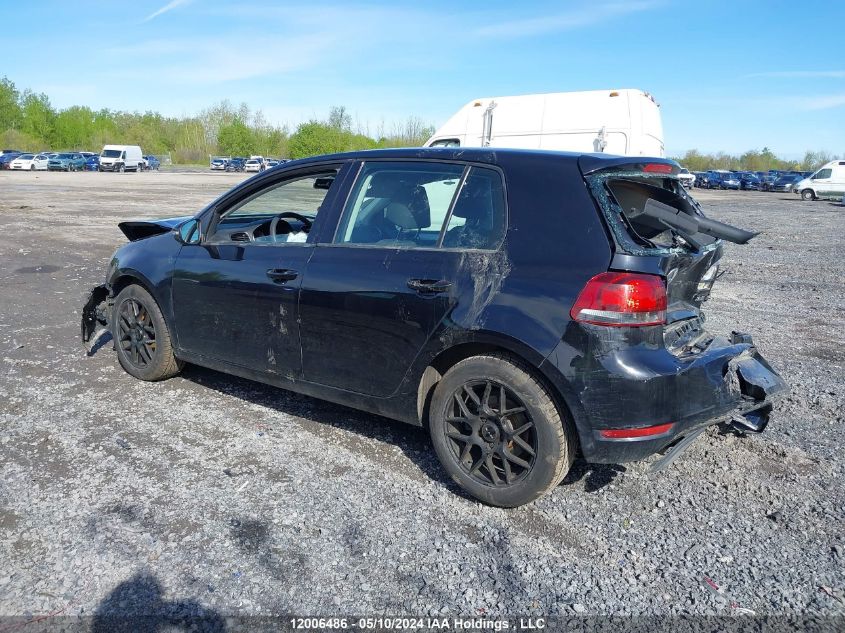 2013 Volkswagen Golf VIN: WVWCA7AJXDW102967 Lot: 12006486