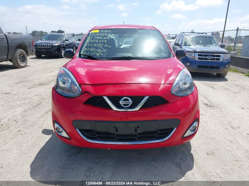 2015 Nissan Micra VIN: 3N1CK3CP1FL214558 Lot: 12006496