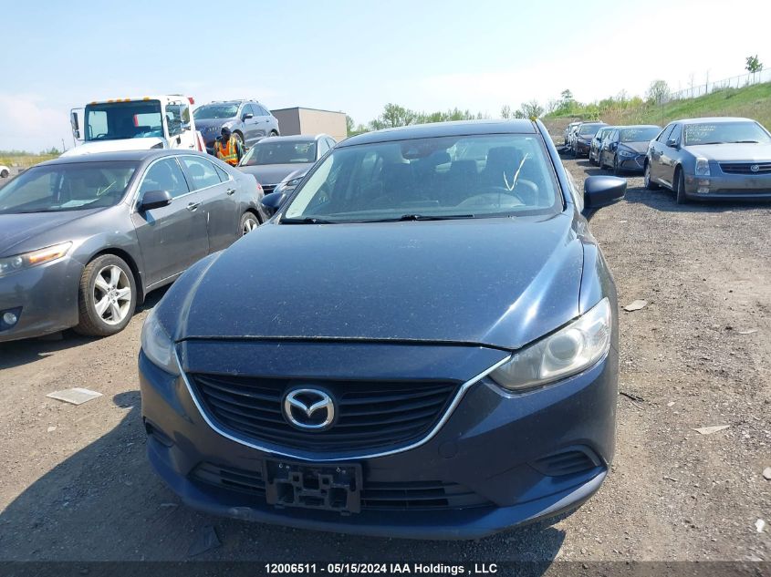 2017 Mazda Mazda6 VIN: JM1GL1V53H1155423 Lot: 12006511