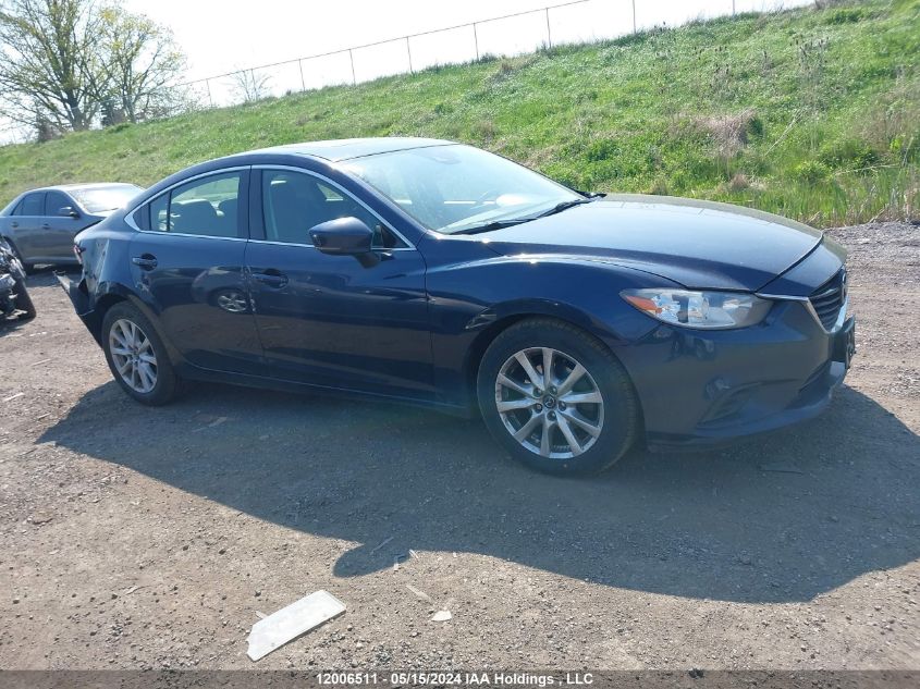 2017 Mazda Mazda6 VIN: JM1GL1V53H1155423 Lot: 12006511