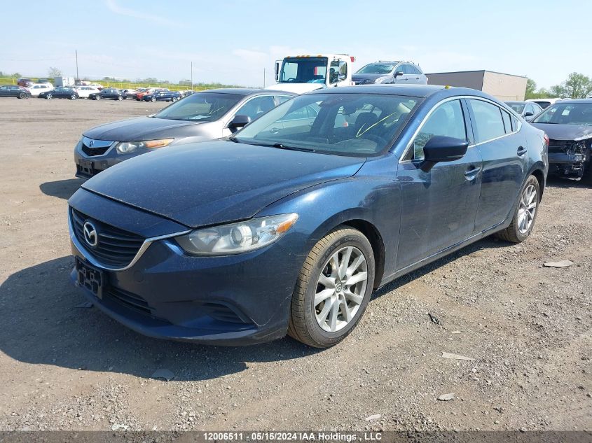 2017 Mazda Mazda6 VIN: JM1GL1V53H1155423 Lot: 12006511