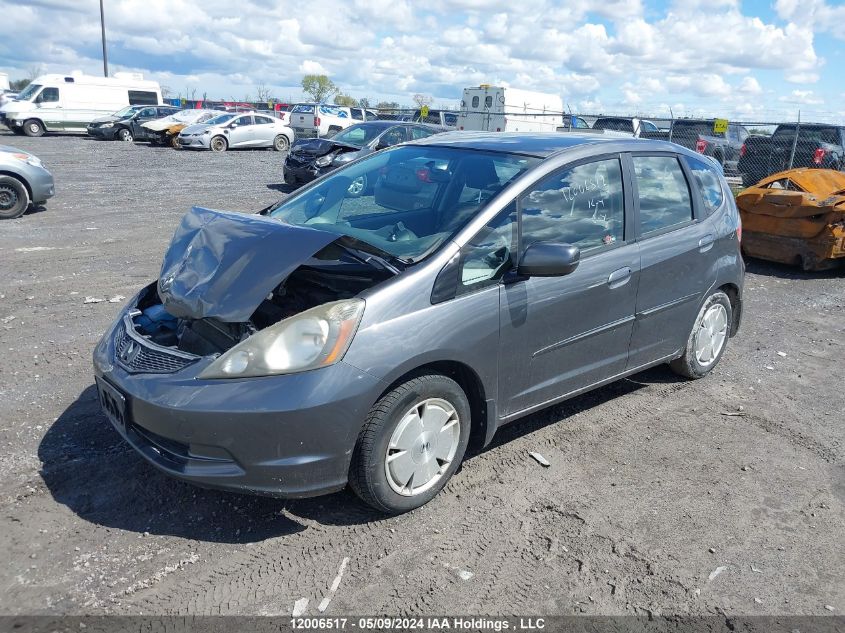 2011 Honda Fit VIN: JHMGE8H50BC801624 Lot: 12006517