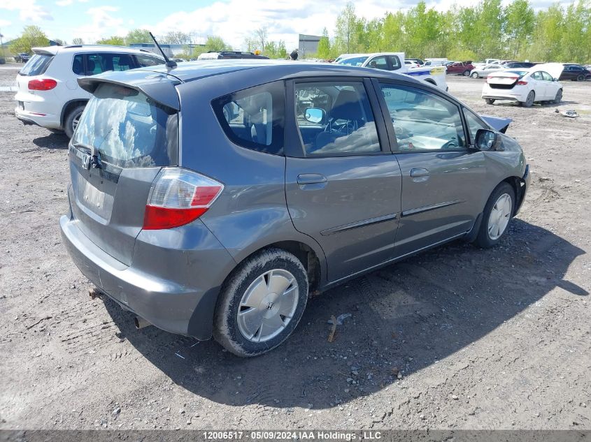 2011 Honda Fit VIN: JHMGE8H50BC801624 Lot: 12006517